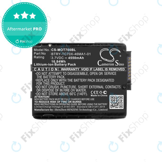 Baterie pentru Motorola TC70, Motorola TC75, 4550mAh, Li-Ion, 3.7V, 82-171249-01, HQ