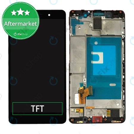 Huawei Honor 7 - Ecran LCD + Sticlă Tactilă + Ramă (Black) OEM