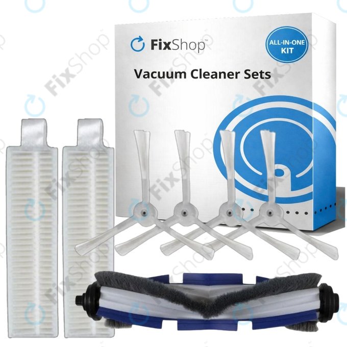 Set de piese de schimb pentru Rowenta Explorer s60 (1x Perie principală, 2x Filter, 4x Perie laterală)