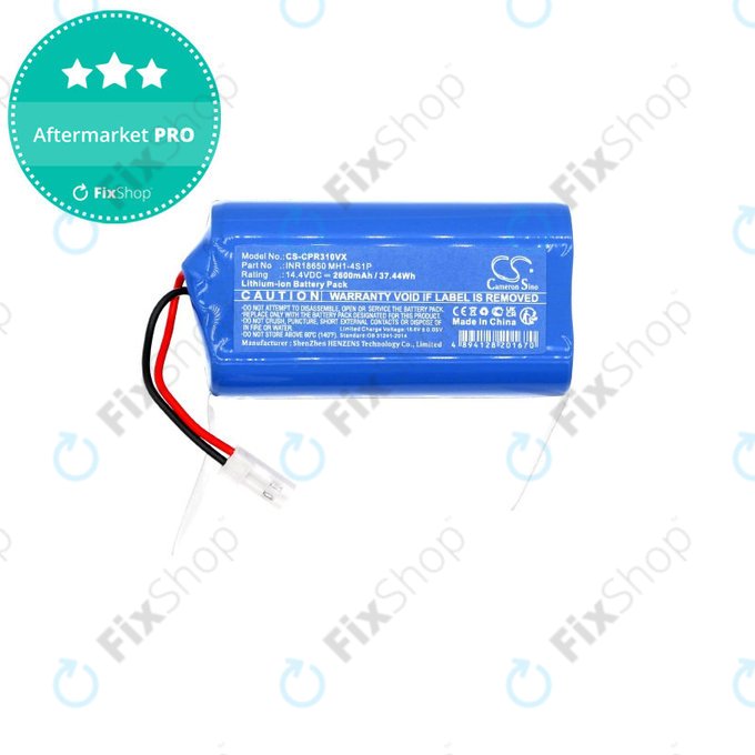 Baterie pentru Concept VR3110, VR3115, VR3000, 2600mAh, Li-Ion, 14.4V, INR18650 MH1-4S1P, HQ