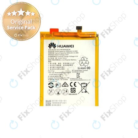 Huawei Mate 8 - Baterie HB396693ECW 4000 mAh - 24021885 Genuine Service Pack