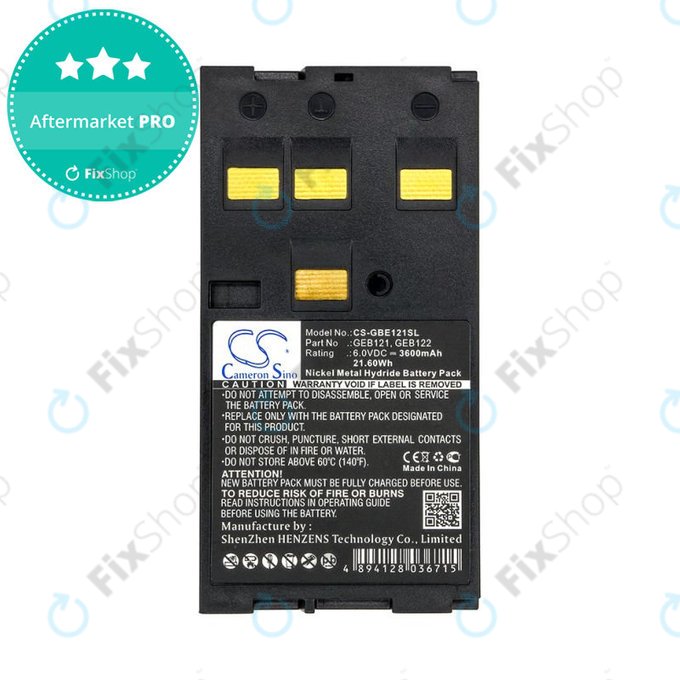 Baterie pentru Leica 400, 3600mAh, Ni-MH, 6V, GEB121, HQ