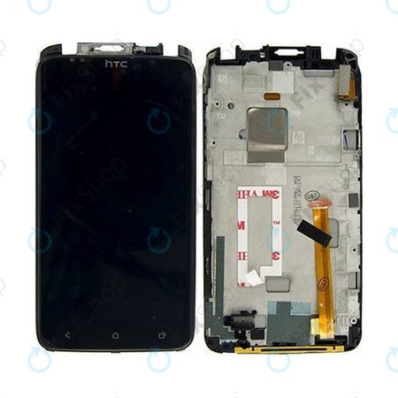 HTC One X - Ecran LCD + Sticlă Tactilă + Ramă - 80H01292-00