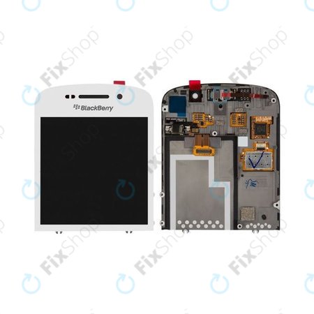 Blackberry Q10 - Ecran LCD + Sticlă Tactilă + Ramă (White) TFT