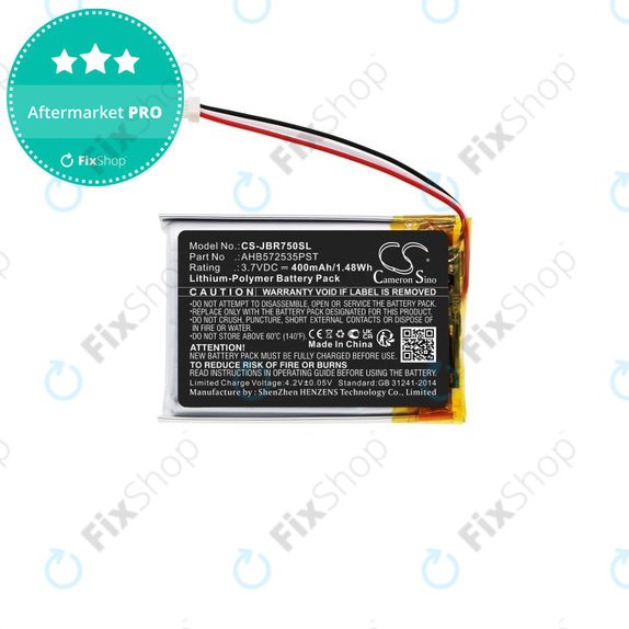 Baterie pentru Jabra Evolve 75, 400mAh, Li-Pol, 3.7V, AHB572535PST, HQ