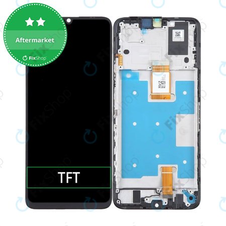 Honor X7a RKY-LX1 RKY-LX2 - Ecran LCD + Sticlă Tactilă + Ramă (Midnight Black) TFT