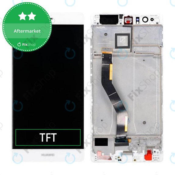 Huawei P9 Plus - Ecran LCD + Sticlă Tactilă + Ramă (White) TFT