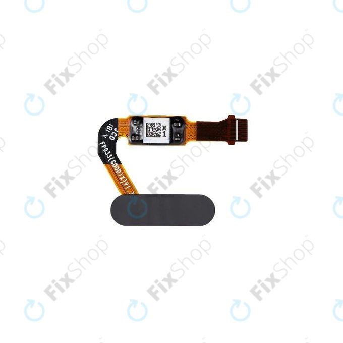 Huawei P20, Huawei P20 Pro - Buton Acasă + Cablu flex (Black)