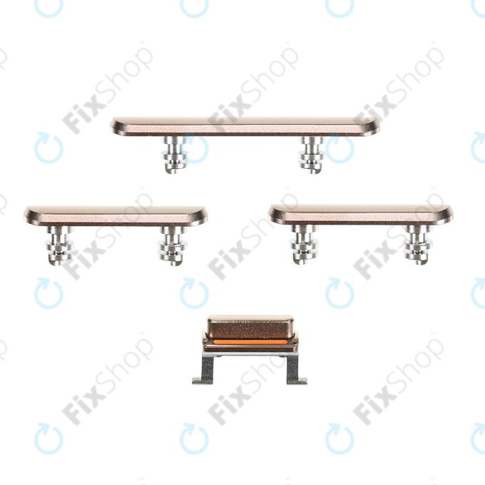 Apple iPhone XS Max - Set Butoane Volum + Pornire + Modul Silen?ios (Gold)