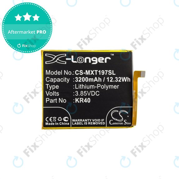 Motorola One Vision - Baterie KR40 3200mAh HQ