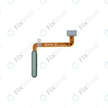 Samsung Galaxy M33 5G M336B - Senzor de Amprentă Deget + Cablu Flex (Green) - GH96-15066C Genuine Service Pack