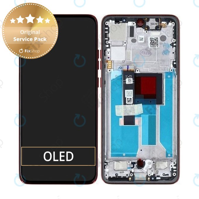 Motorola Edge 50 Neo - Ecran LCD + Sticlă Tactilă + Ramă (Poinciana) - 5D68C28684 Genuine Service Pack