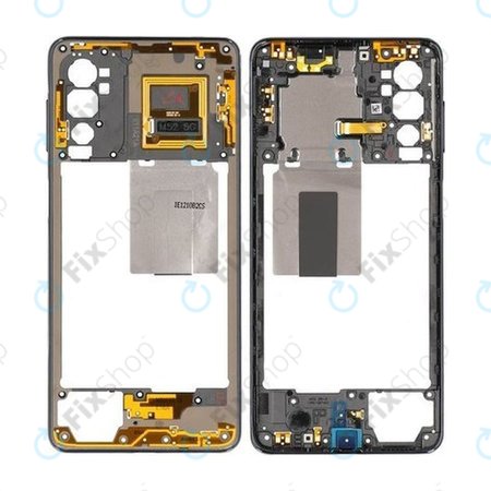 Samsung Galaxy M52 5G M526B - Ramă Mijlocie (Black) - GH98-46916A Genuine Service Pack