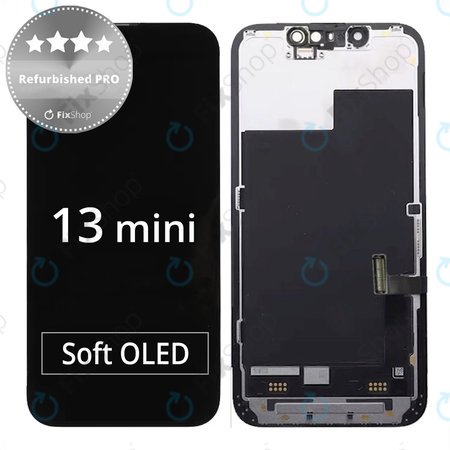 Apple iPhone 13 Mini - Ecran LCD + Sticlă Tactilă + Ramă Refurbished PRO