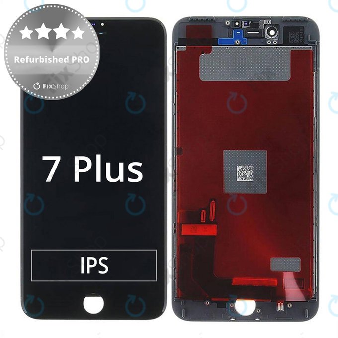Apple iPhone 7 Plus - Ecran LCD + Sticlă Tactilă + Ramă (Black) Refurbished PRO