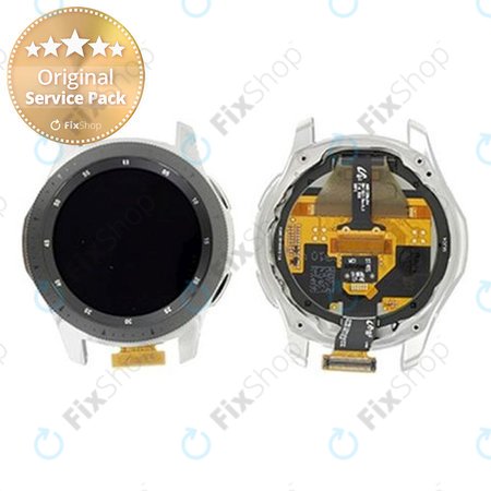 Samsung Galaxy Watch 46mm R800 - Ecran LCD + Sticlă Tactilă + Ramă (Black) - GH97-22504A Genuine Service Pack