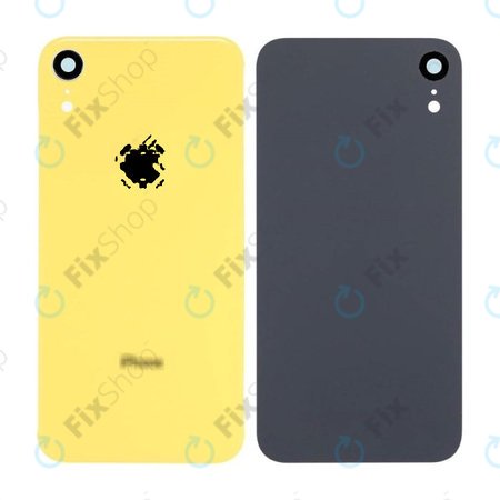 Apple iPhone XR - Sticlă Carcasă Spate + Sticlă Camere (Yellow)