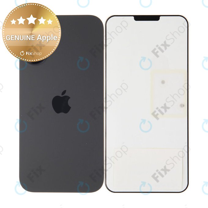 Sticlă Carcasă Spate pentru iPhone 16 | Black | 661-44801 | Genuine Apple