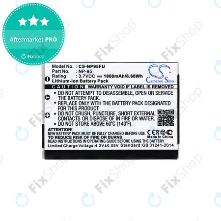 Baterie pentru Fujifilm FinePix F30, Ricoh GXR, 1800mAh, Li-Ion, 3.7V, DB-90, HQ