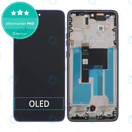 Motorola Edge 50 Neo - Ecran LCD + Sticlă Tactilă + Ramă (Nautical Blue) OLED