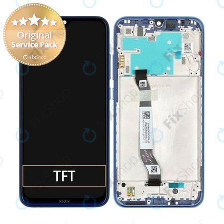 Xiaomi Redmi Note 8 - Ecran LCD + Sticlă Tactilă + Ramă (Neptune Blue) - 5600030C3J00 Genuine Service Pack