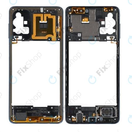 Samsung Galaxy M51 M515F - Ramă Mijlocie (Celestial Black) - GH97-25354A Genuine Service Pack