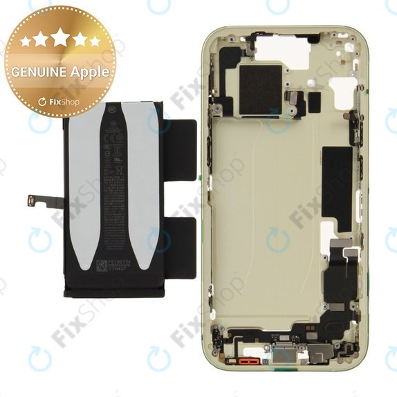 Ramă Mijlocie cu Baterie iPhone 15 | Yellow | ZD076-00671 | Genuine Apple