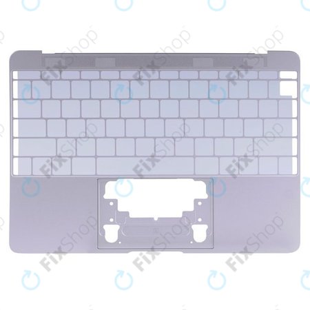 Apple MacBook 12" A1534 (Early 2015) - Superior Ramă Tastatură US (Silver)