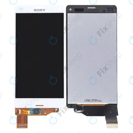 Sony Xperia Z3 Compact D5803 - Ecran LCD + Sticlă Tactilă (Alb) -1289-2680-1 OEM