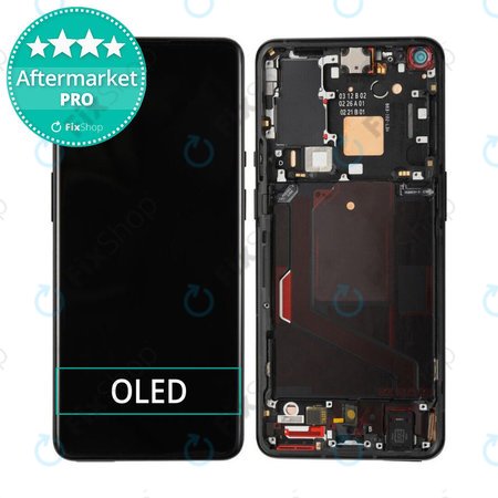OnePlus 9 Pro - Ecran LCD + Sticlă Tactilă + Ramă (Black) OLED