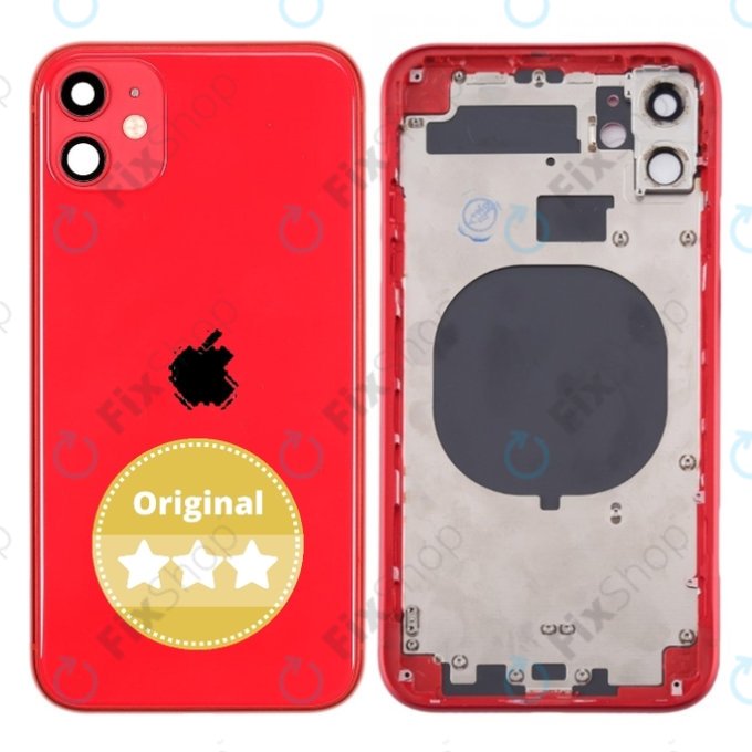 Apple iPhone 11 - Carcasă Spate (Red) Original