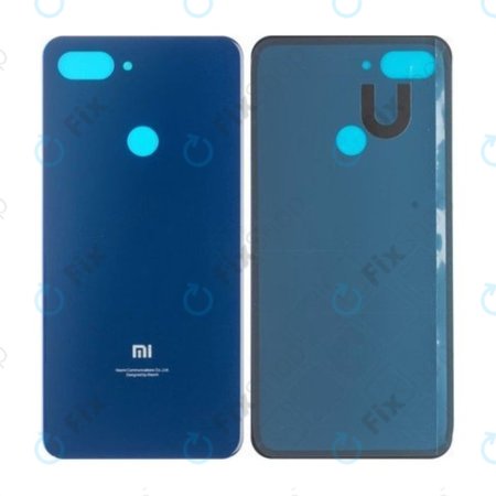 Xiaomi Mi 8 Lite - Carcasă Baterie (Aurora Blue) - 5540412101A7 Genuine Service Pack