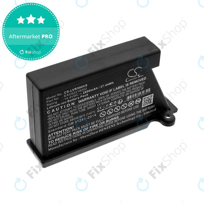 Baterie pentru LG Hombot, LG VR, EAC62218202, Li-ion, 14.4V, 2600mAh, HQ