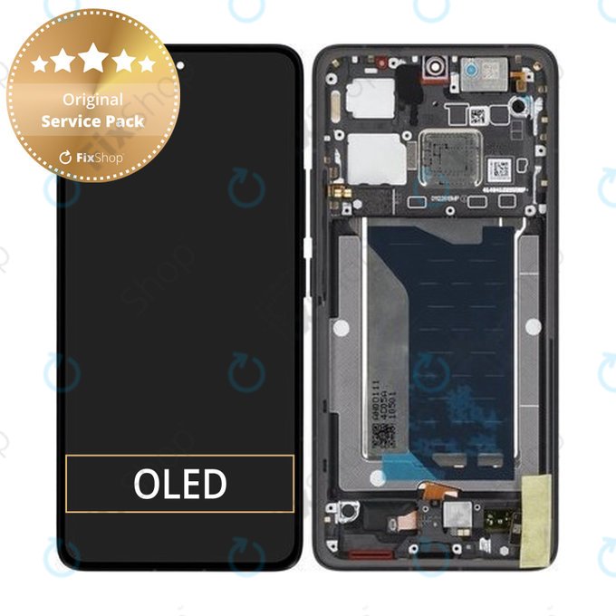 Xiaomi Poco F7 Ultra 5G - Ecran LCD + Sticlă Tactilă + Ramă (Black) - 5600150O11U00 Genuine Service Pack