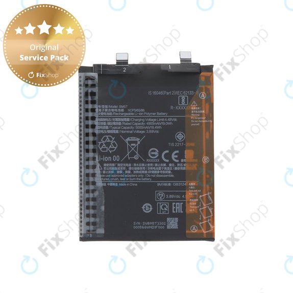 Baterie pentru Xiaomi 13T 2306EPN60G, Redmi Note 13 Pro 4G 23117RA68G 2312FPCA6G, 5000mAh, BM5T, Genuine Service Pack