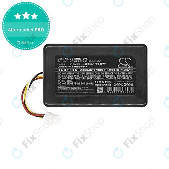 Samsung PowerBot R7040 - Baterie VCA-RBT71, DJ96-00193C, DJ96-00202A Li-Ion 21.6V 4600mAh HQ