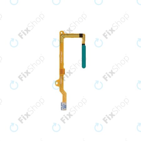 Huawei P40 Lite - Senzor de Amprentă + Cablu Flex (Crush Green) - 02353KGQ Genuine Service Pack