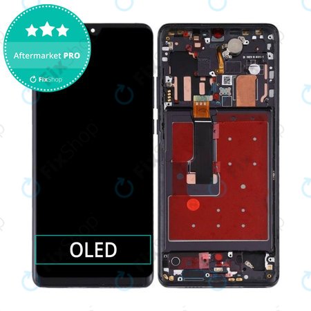 Huawei P30 Pro, P30 Pro 2020 - Ecran LCD + Sticlă Tactilă + Ramă (Black) OLED