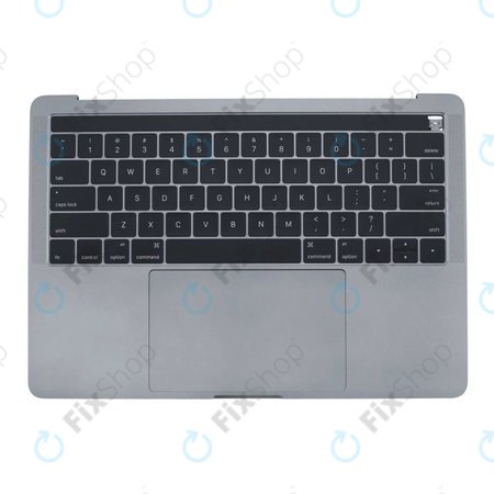 Apple MacBook Pro 13" A1706 (Late 2016 - Mid 2017) - Superior Ramă Tastatură + Tastatură (US) + Microfon + Trackpad + Boxe (Space Gray)
