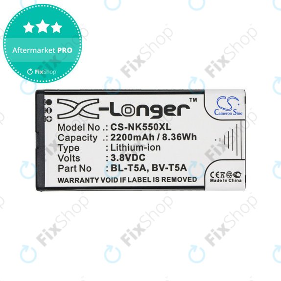 Baterie pentru Nokia Lumia 730, 2200mAh, Li-Ion, 3.8V, BL-T5A, HQ