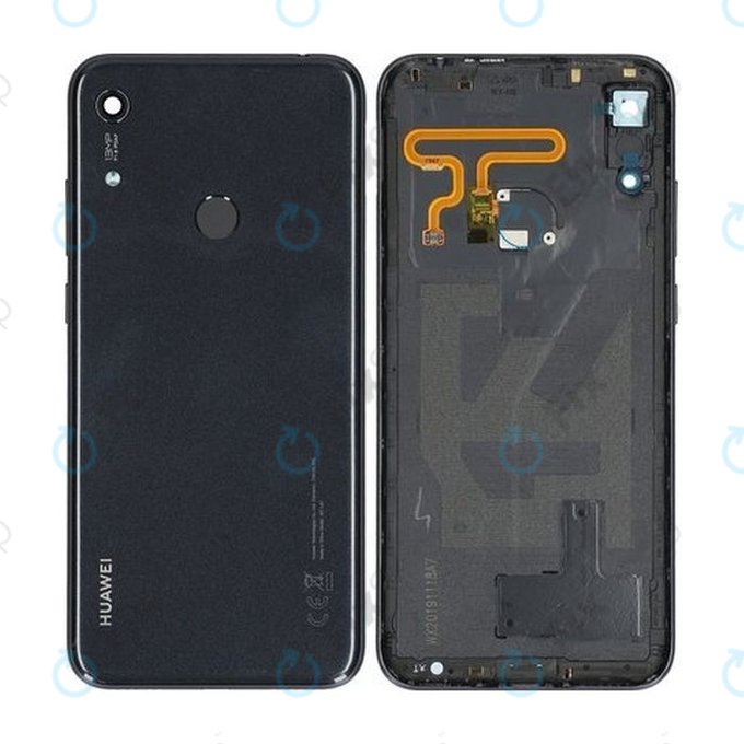 Huawei Y6s - Carcasă Baterie + Senzor de Amprentă (Starry Black) - 02353JKC Genuine Service Pack