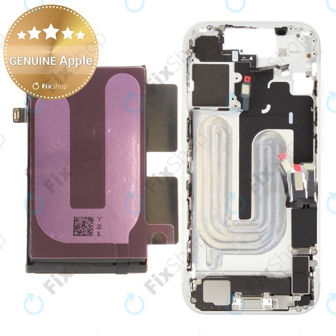 Ramă Mijlocie cu Baterie pentruiPhone 17 | White | ZD076-00749 | Genuine Apple