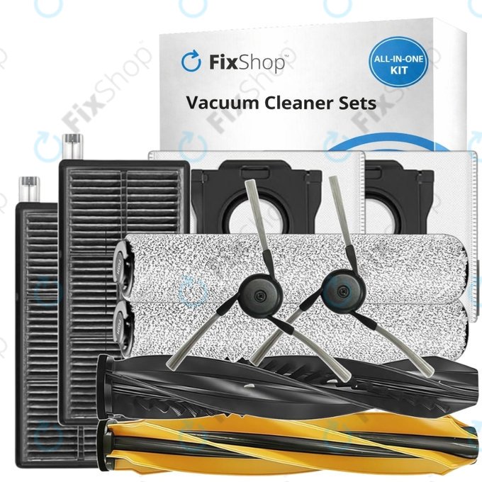 Set de piese de schimb pentru Dreame Aqua 10, 10 Ultra (1 pereche de perii principale, 2x Filter, 2x Perie laterală, 2x Mop, 2x Sac de praf)