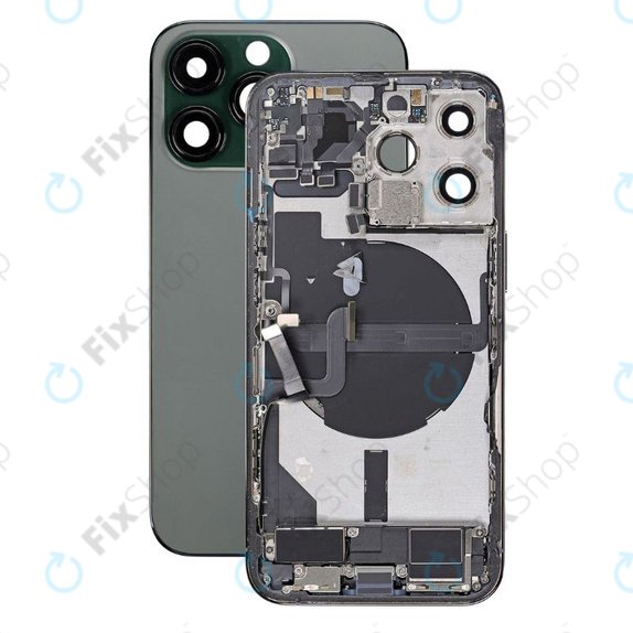 Apple iPhone 13 Pro - Carcasă Spate cu Piese Mici (Alpine Green)