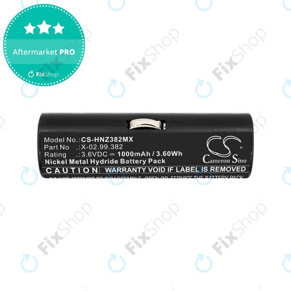 Baterie pentru Heine Ophthalmoscope Beta 200, 1000mAh, Ni-MH, 3.6V, X-02.99.382, HQ
