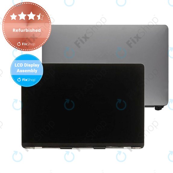 Apple MacBook Pro 13" A1708 (Late 2016 - Mid 2017) - Ecran LCD + Sticlă Frontală + Carcasă Spate (Space Gray) Refurbished