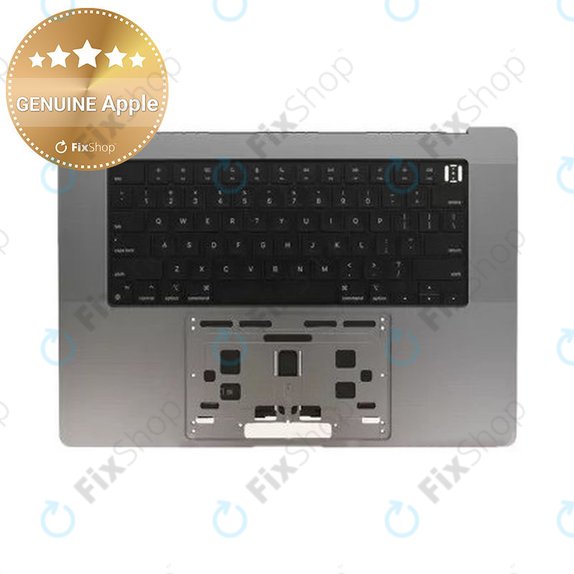 Ramă superioară tastatură pentru MacBook Pro 16" A2780 (2023), cu tastatură US și baterie, Space Gray, 661-32189, Genuine Apple