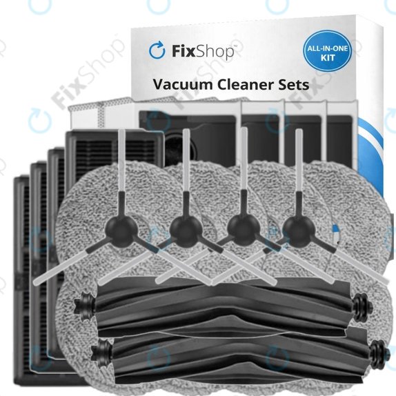Set de piese de schimb pentru Dreame D20 Ultra (2x Perie principală, 4x Filter, 4x Perie laterală, 8x Mop, 4x Sac de praf)