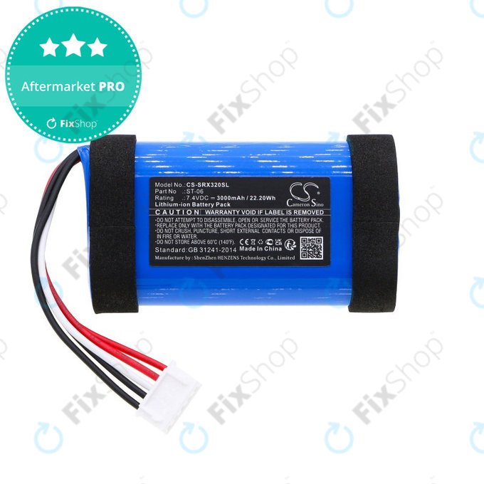 Baterie pentru Sony SRS-XB31, 3000mAh, Li-Ion, 7.4V, ST-06, HQ