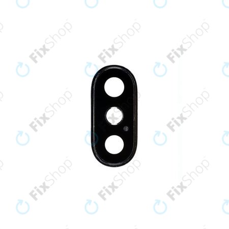Apple iPhone XS - Sticlă Cameră Spate cu Ramă (Space Gray)